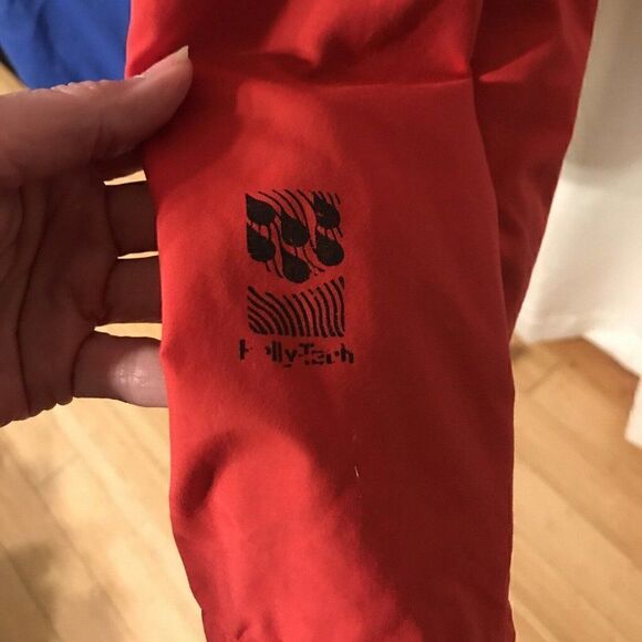 VTG Helly Hansen Equipe Ski Jacket 90s Coat Ski Colorblock Tech Waterproof L - Picture 4 of 12